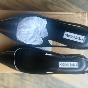 Steve Madden Kari Black Leather